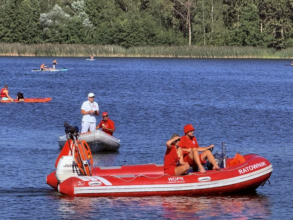 Pogoria Open Water 2026 — sprzęt WATS na wodzie