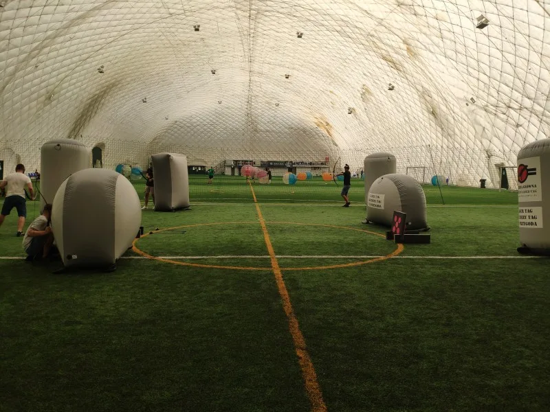 Obstacles gonflables de paintball