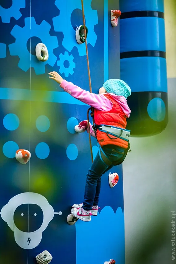 Mur d’escalade gonflable