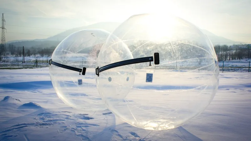 Bulle aquatique gonflable
